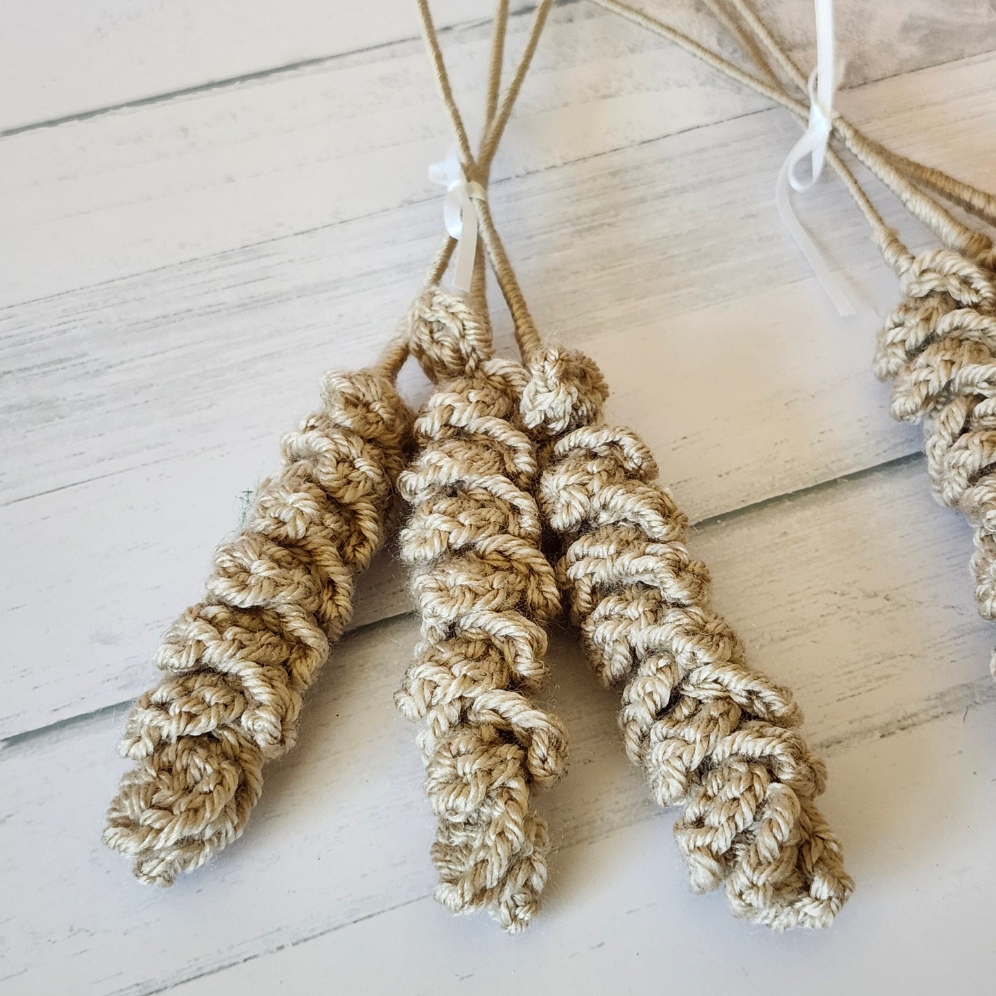 Crochet Wheat Stems set of 3