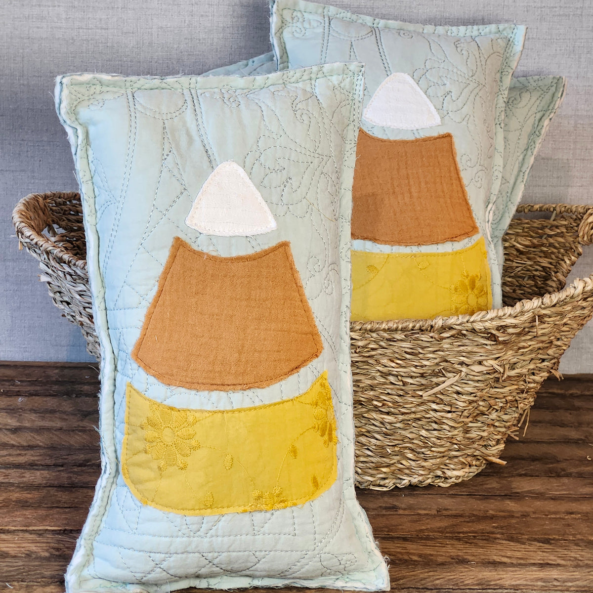 Candy Corn Pillow