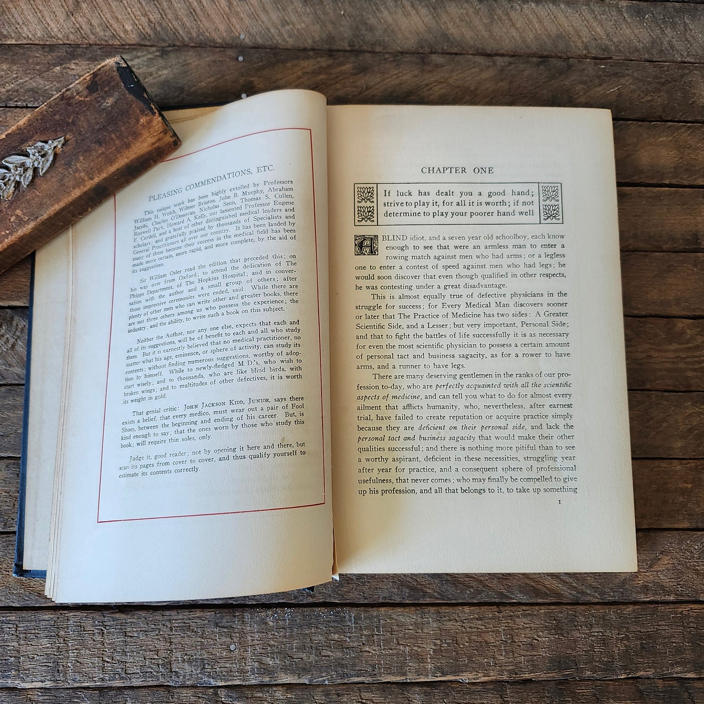 Book on The Physician Himself from Graduation to Old Age by D. W. Cathell, M.D., 1925