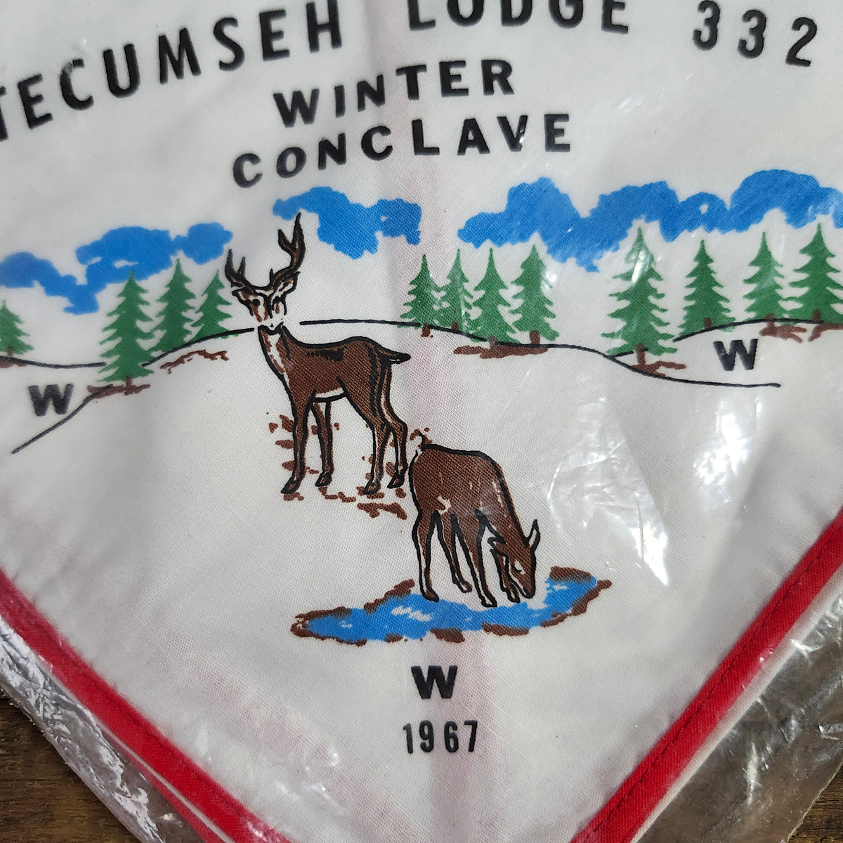 Tecumseh Lodge 1967 Boy Scout Scarf