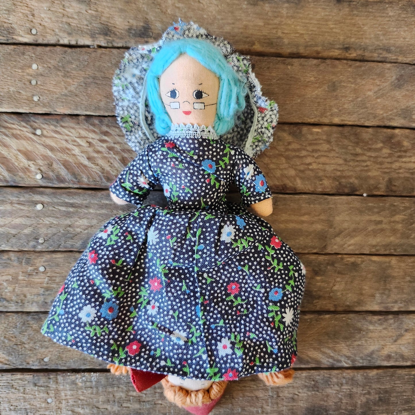 Little Red Riding Hood, Grandma, Big Bad Wolf, Three in One Topsy Turvy Doll