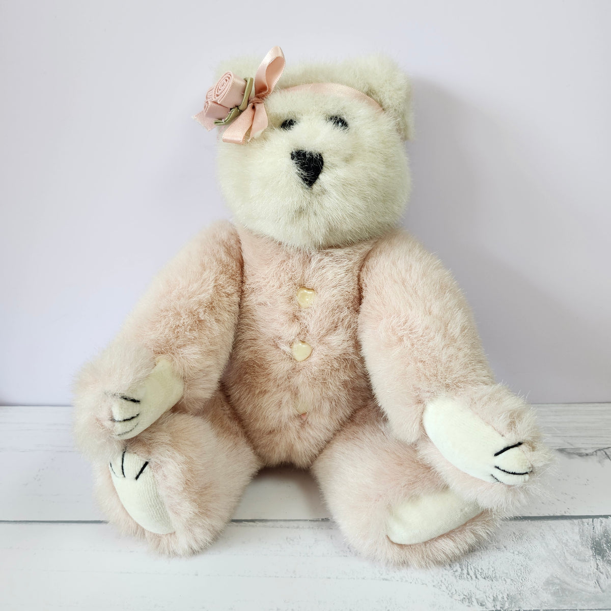 Vintage Boyds Collection Pink Teddy Bear