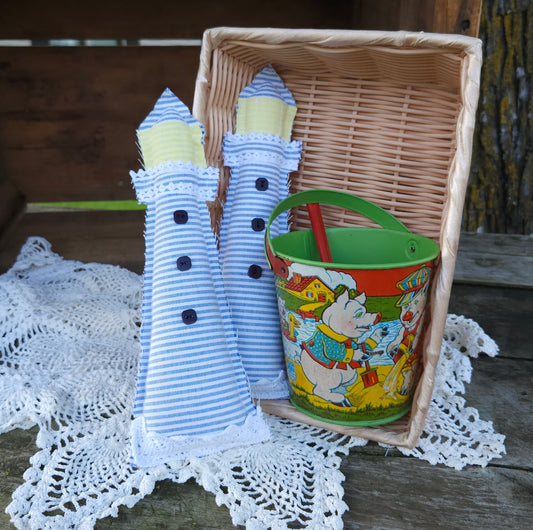 Fabric Lighthouse Decor, ornie, shelf sitter, bowl filler