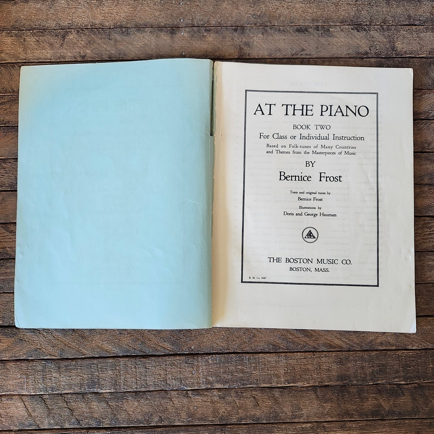 Bernice Frost's At the Piano Book Two 1940