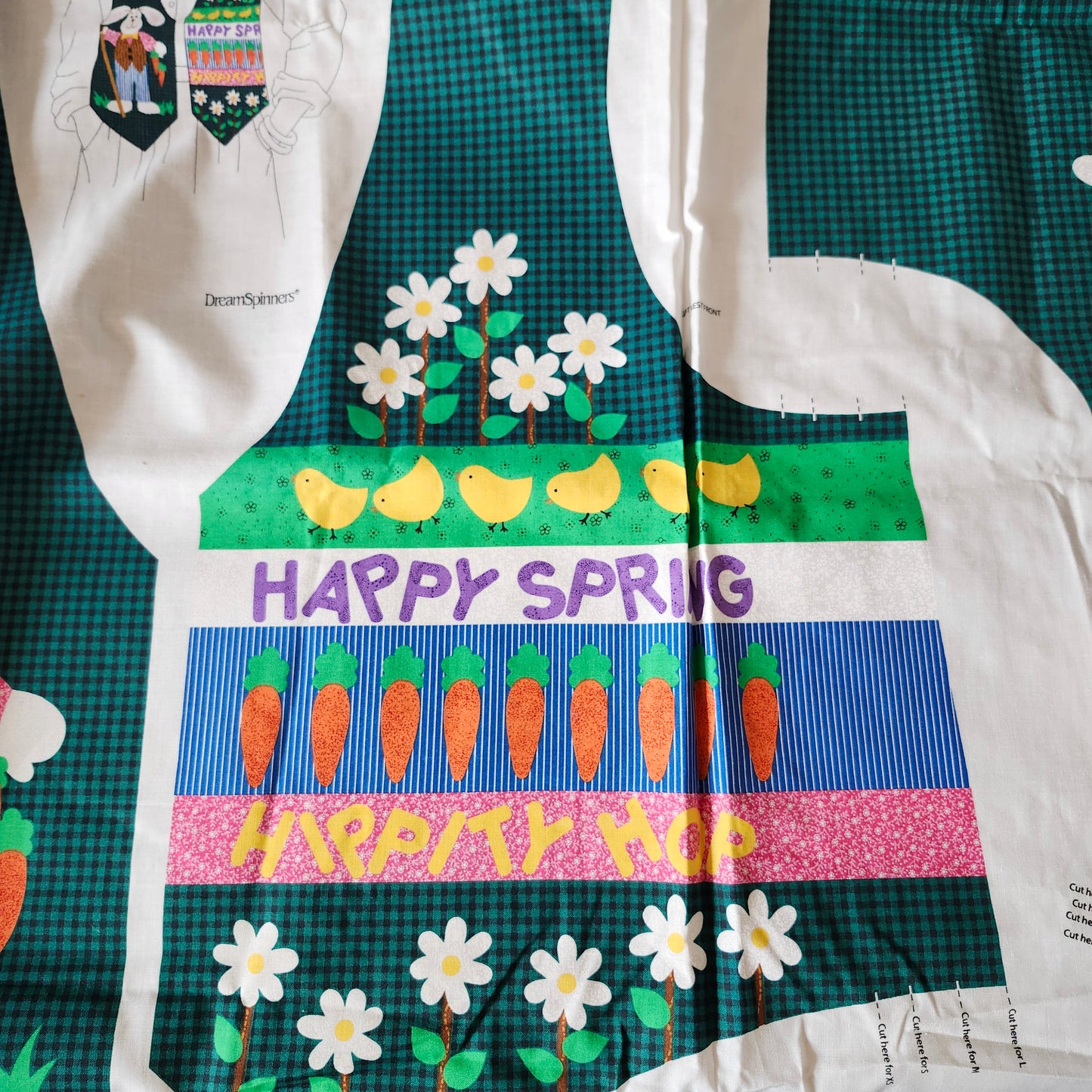 Daisy Vest Cut and Sew Panel