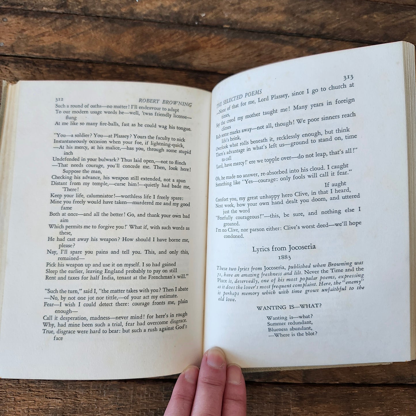 Selected Poems of Robert Browning 1942