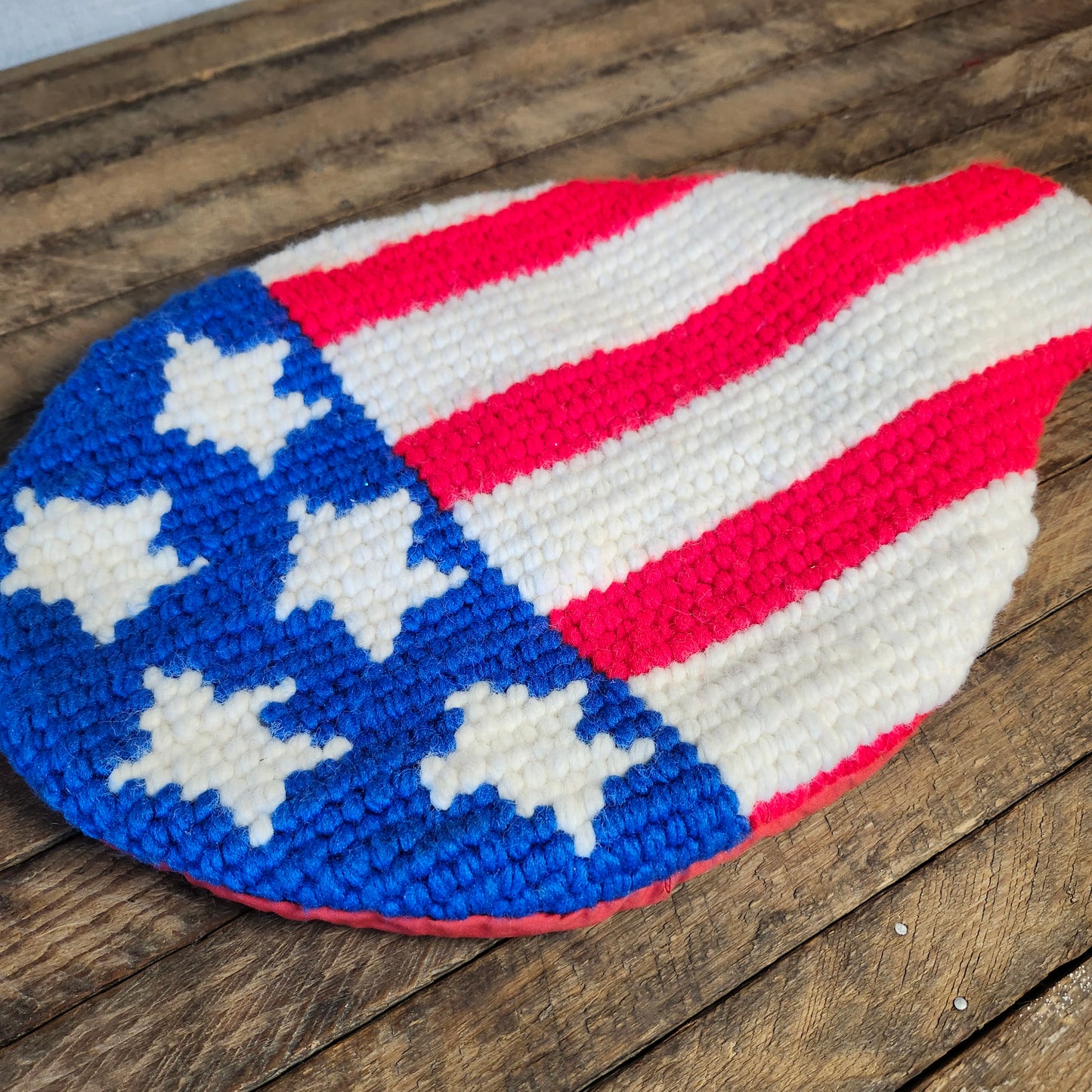 American Flag Tennis Racket Cover,  vintage, handmade