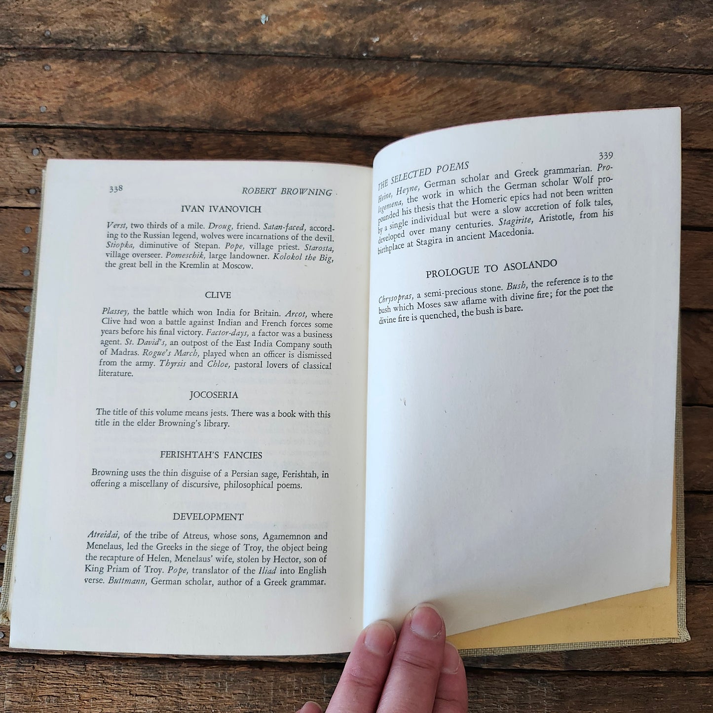 Selected Poems of Robert Browning 1942