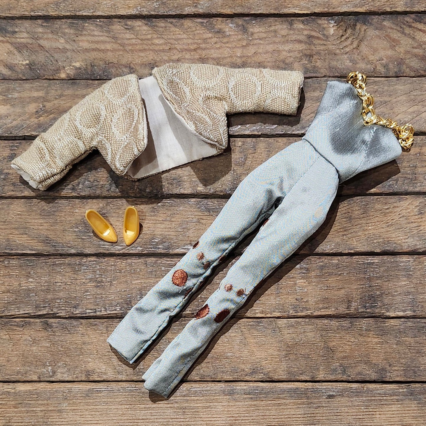Circles Jumpsuit and Jacket for 11 1/2" fashion dolls