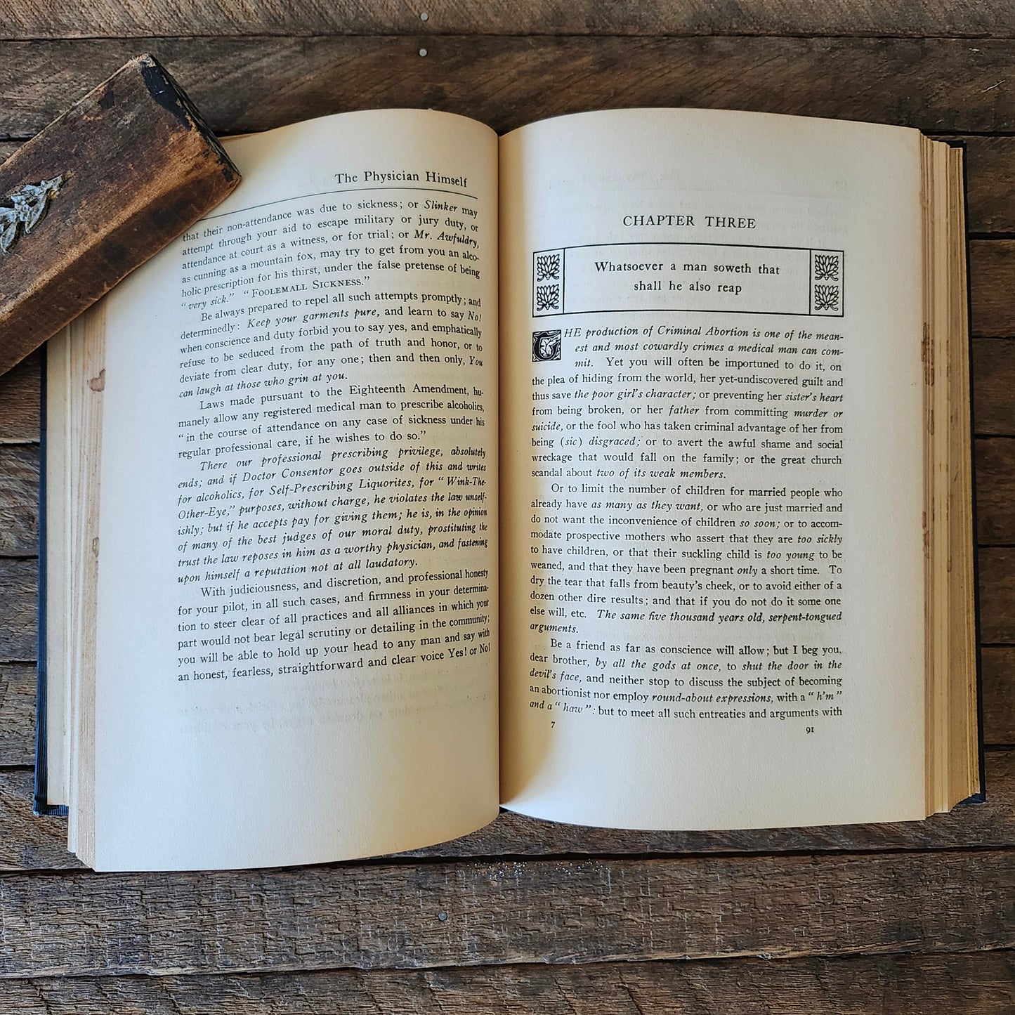 Book on The Physician Himself from Graduation to Old Age by D. W. Cathell, M.D., 1925
