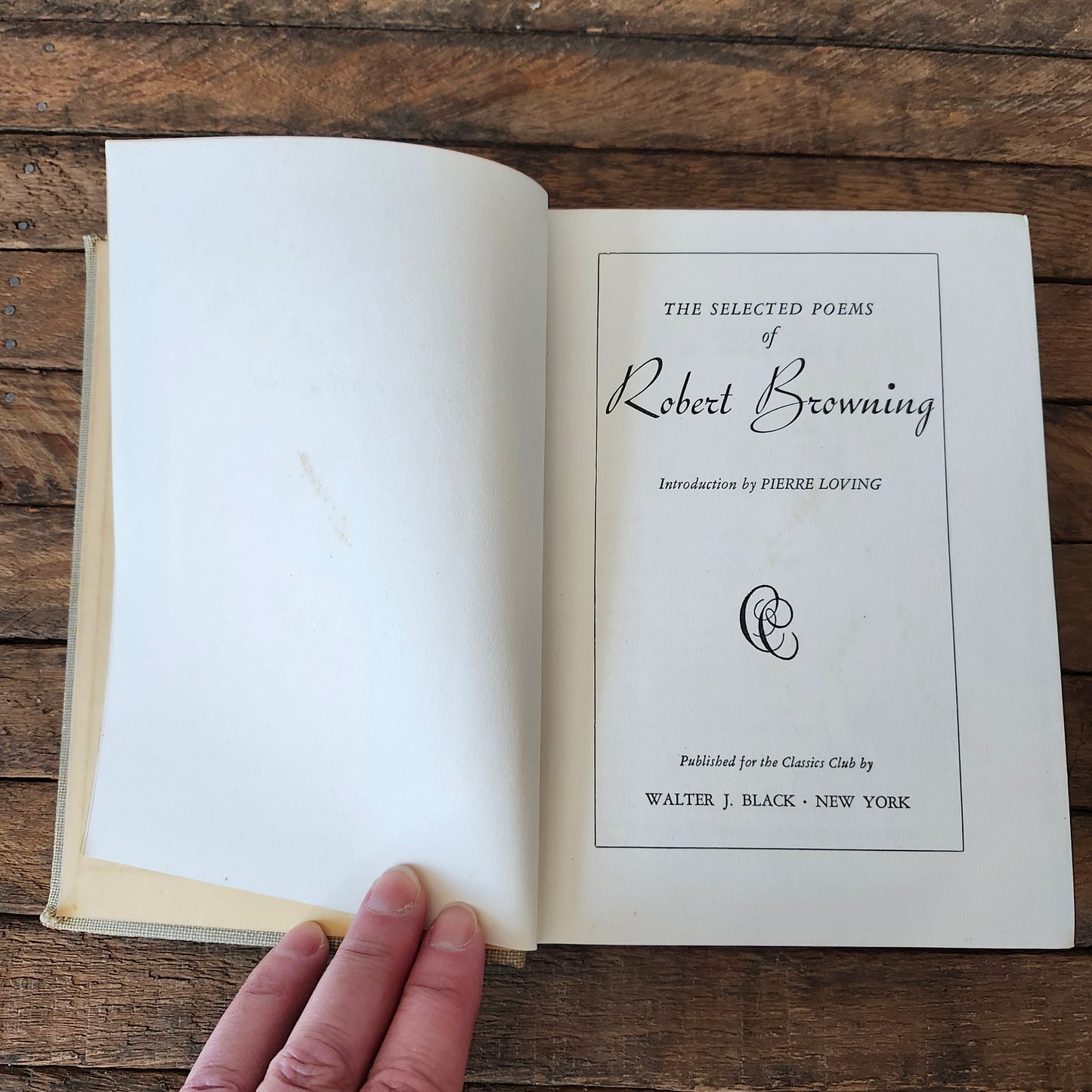 Selected Poems of Robert Browning 1942