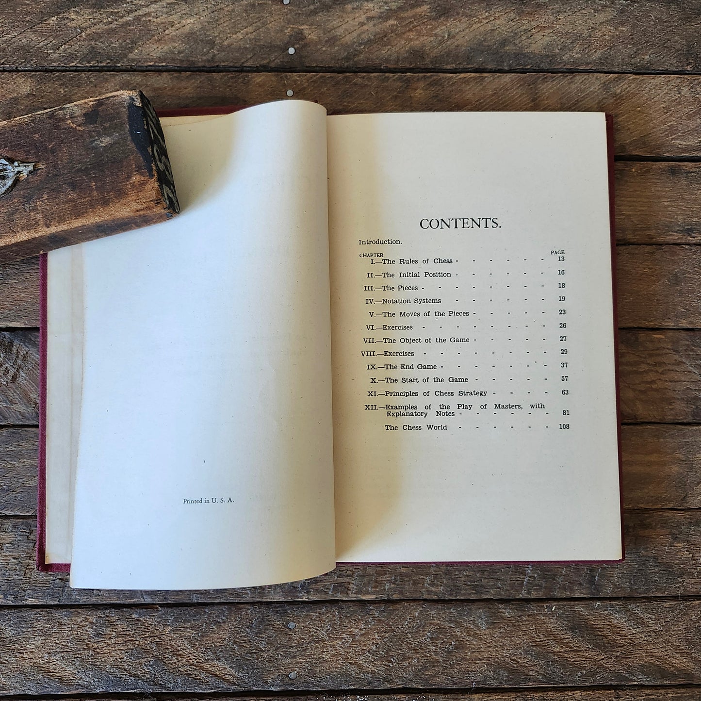Lasker's Chess Primer by Dr. Emanuel Lasker 1934