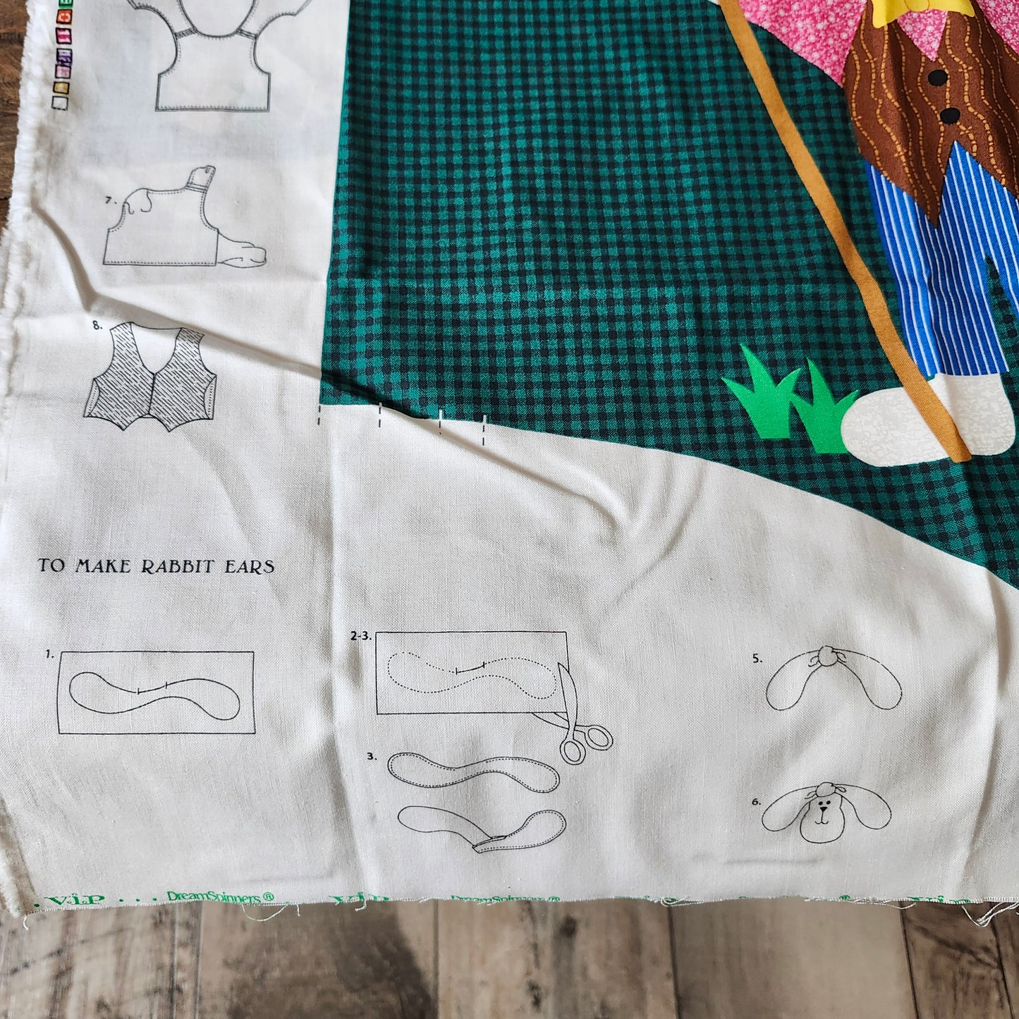 Daisy Vest Cut and Sew Panel
