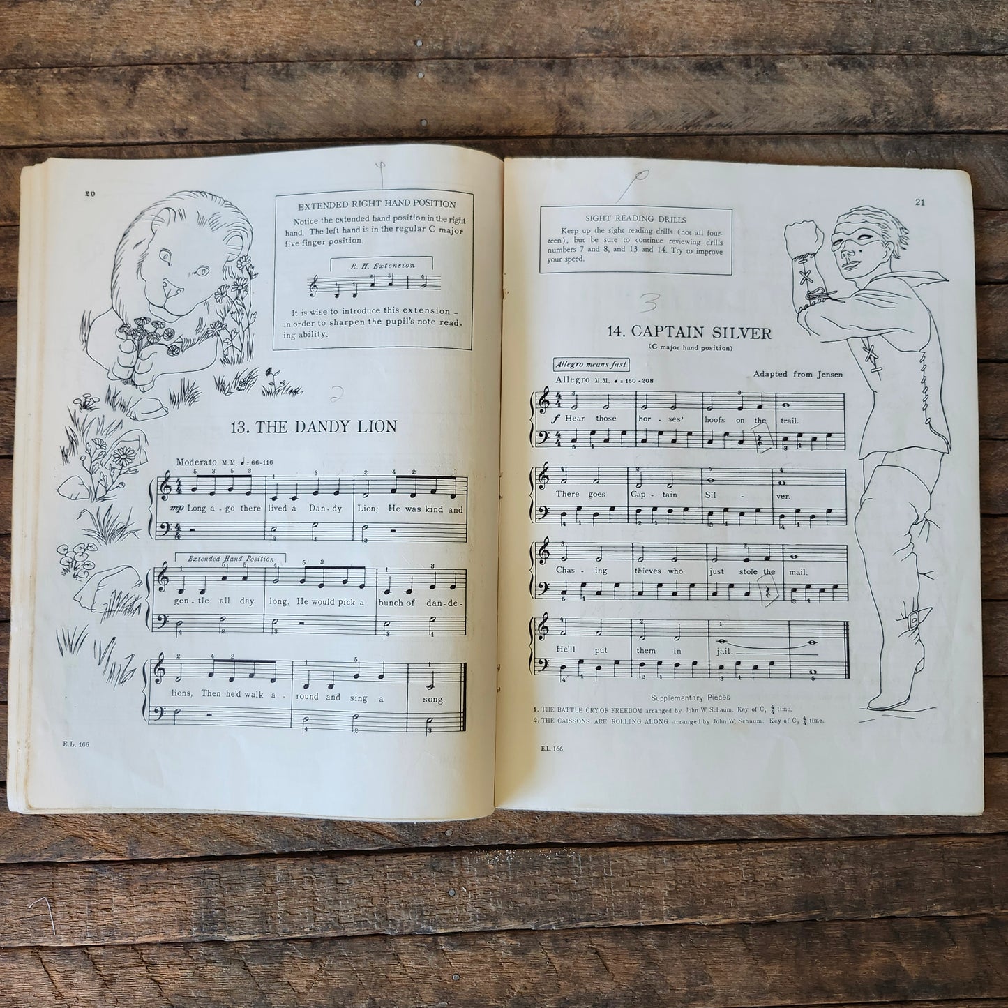 John W. Schaum Piano Course The Red Book 1945