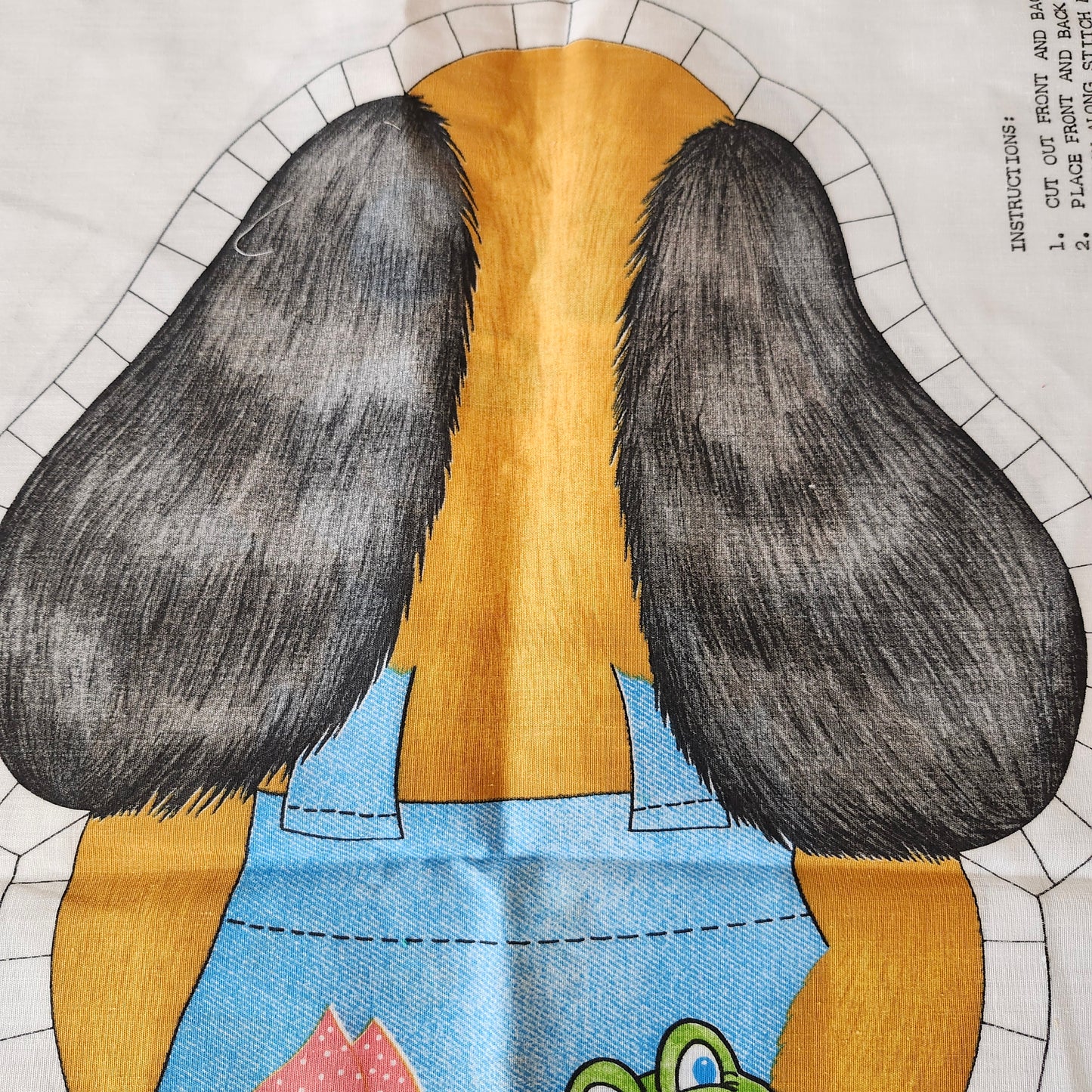 Cute Dog Cut and Sew Panel