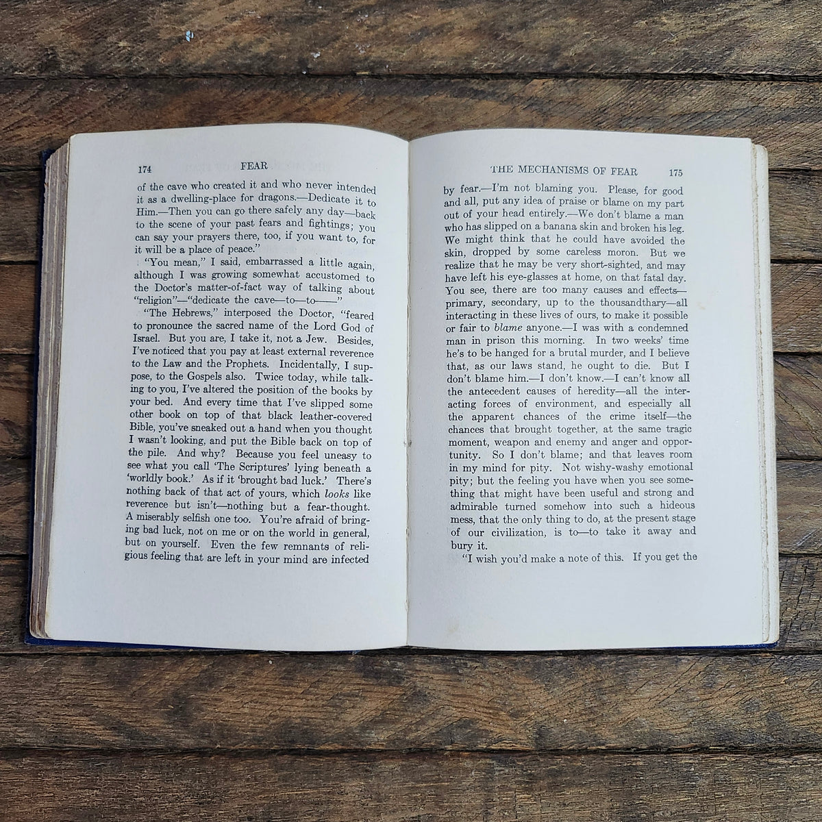 Fear, the Autobiography of James Edwards by John Rathbone Oliver 1930