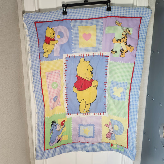 Vintage Pooh Baby Quilt