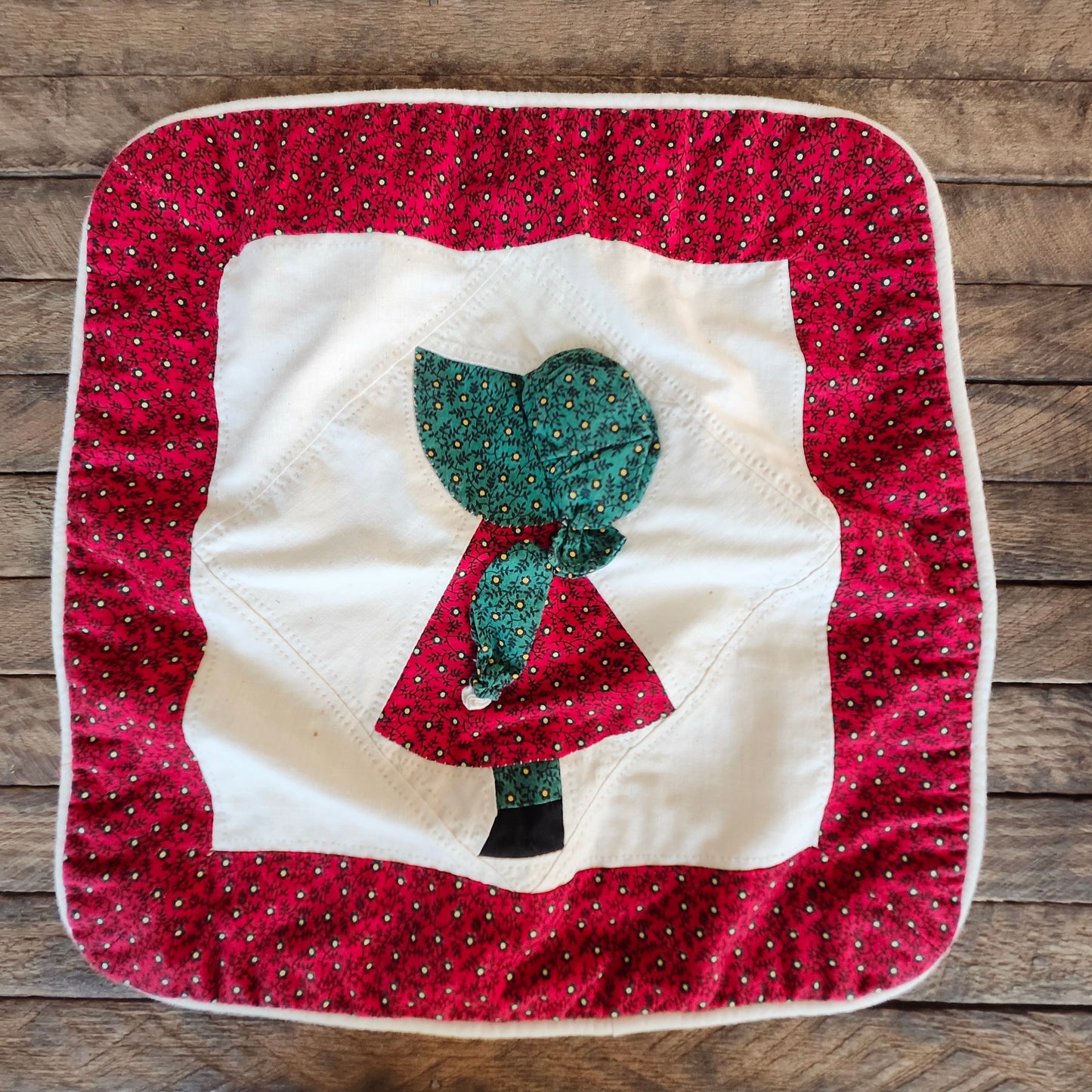 Country Boy and Girl Quilted Pillow Covers