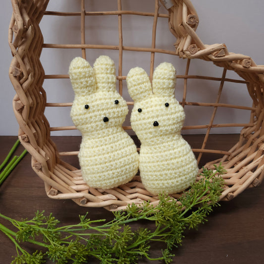 Crochet Bunny, Bowl Filler, Ornie, Shelf Tuck, Spring Decor