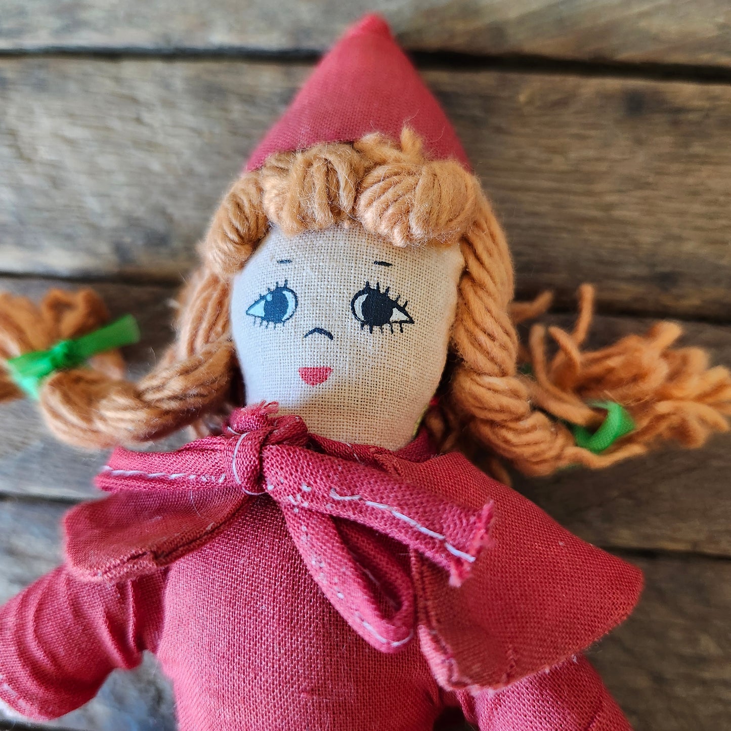 Little Red Riding Hood, Grandma, Big Bad Wolf, Three in One Topsy Turvy Doll