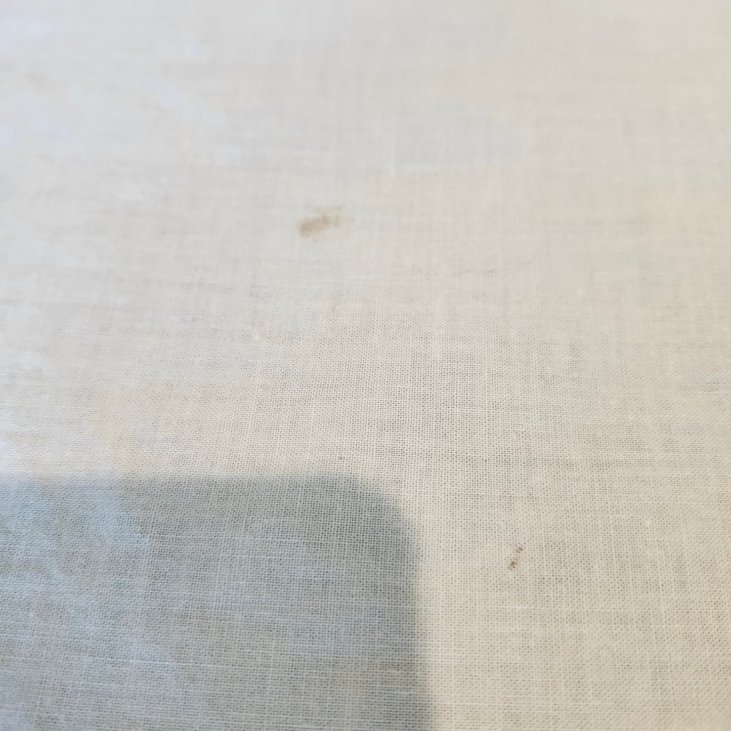 White Embroidered Floral Design Tablecloth